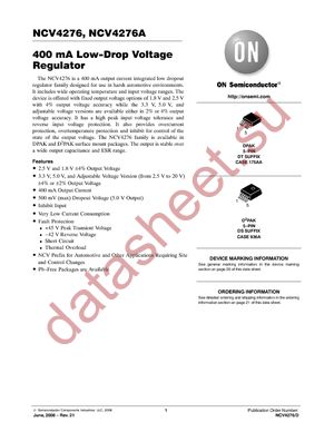 NCV4276DS33R4G datasheet  